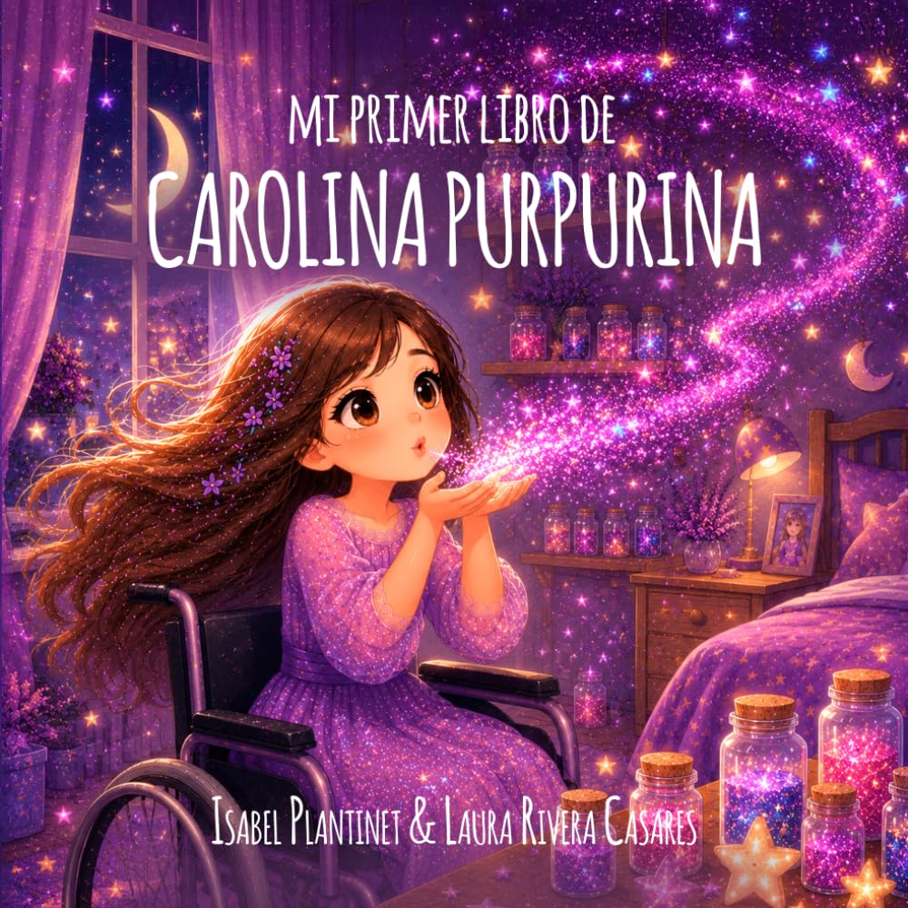 Couverture de « Mi primer libro de Carolina Purpurina », édition espagnole