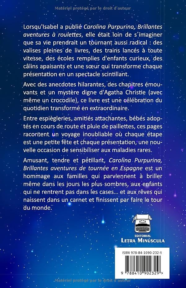 Quatrième de couverture de « Brillantes aventures de tournée en Espagne », édition française